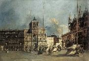 GUARDI, Francesco The Torre del-Orologio oil painting artist